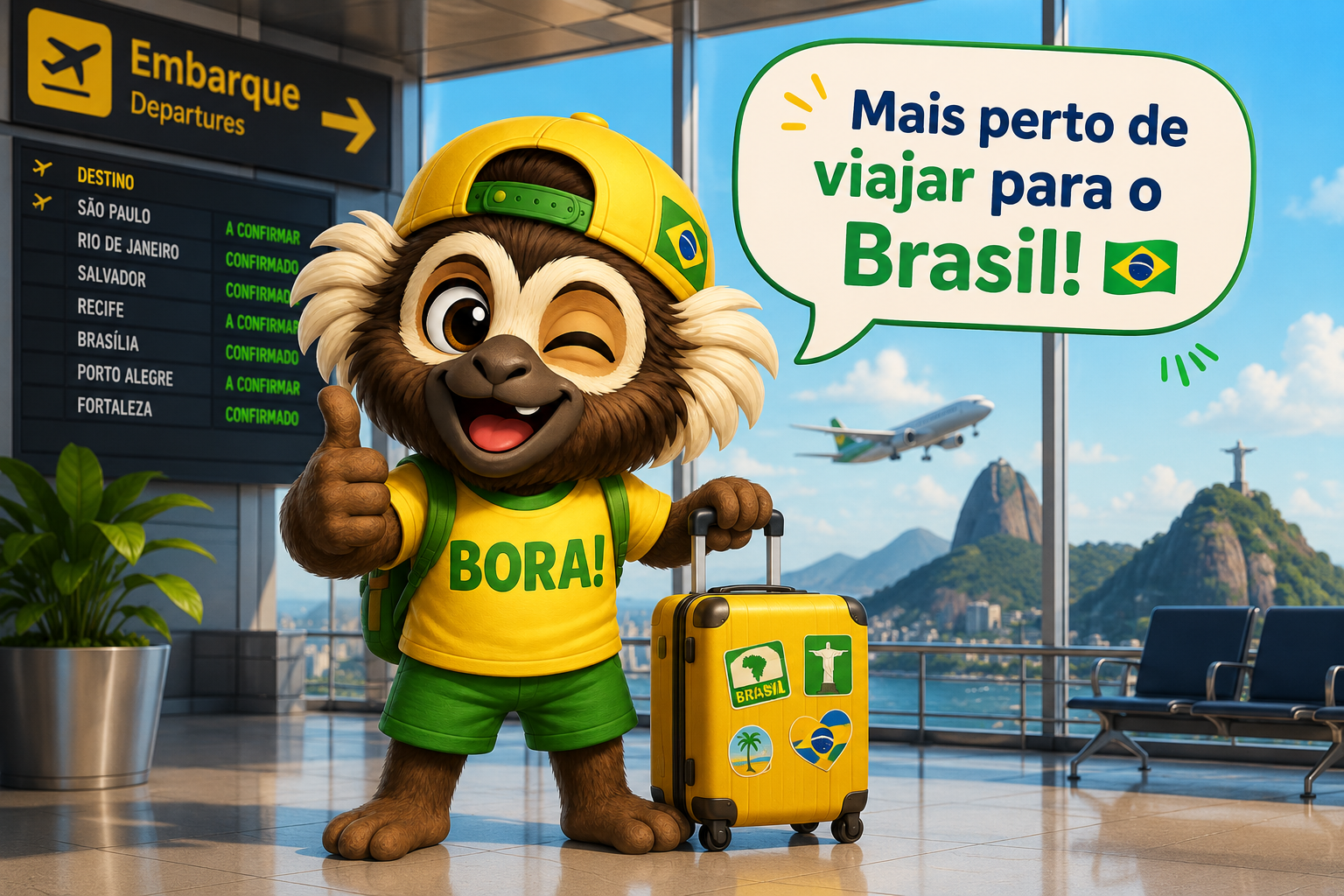 Zé-Lingo listo para acompañar tu práctica de portugués brasileño